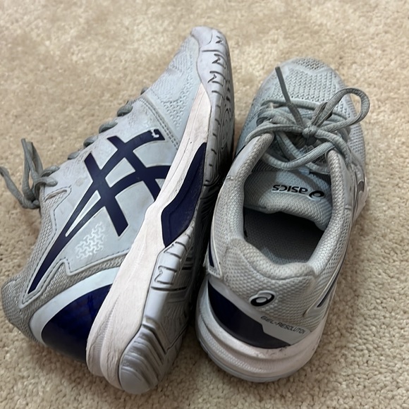 ASICS kids Gel-Game 9 Grade School Tennis Shoes Size 2 - Picture 5 of 8
